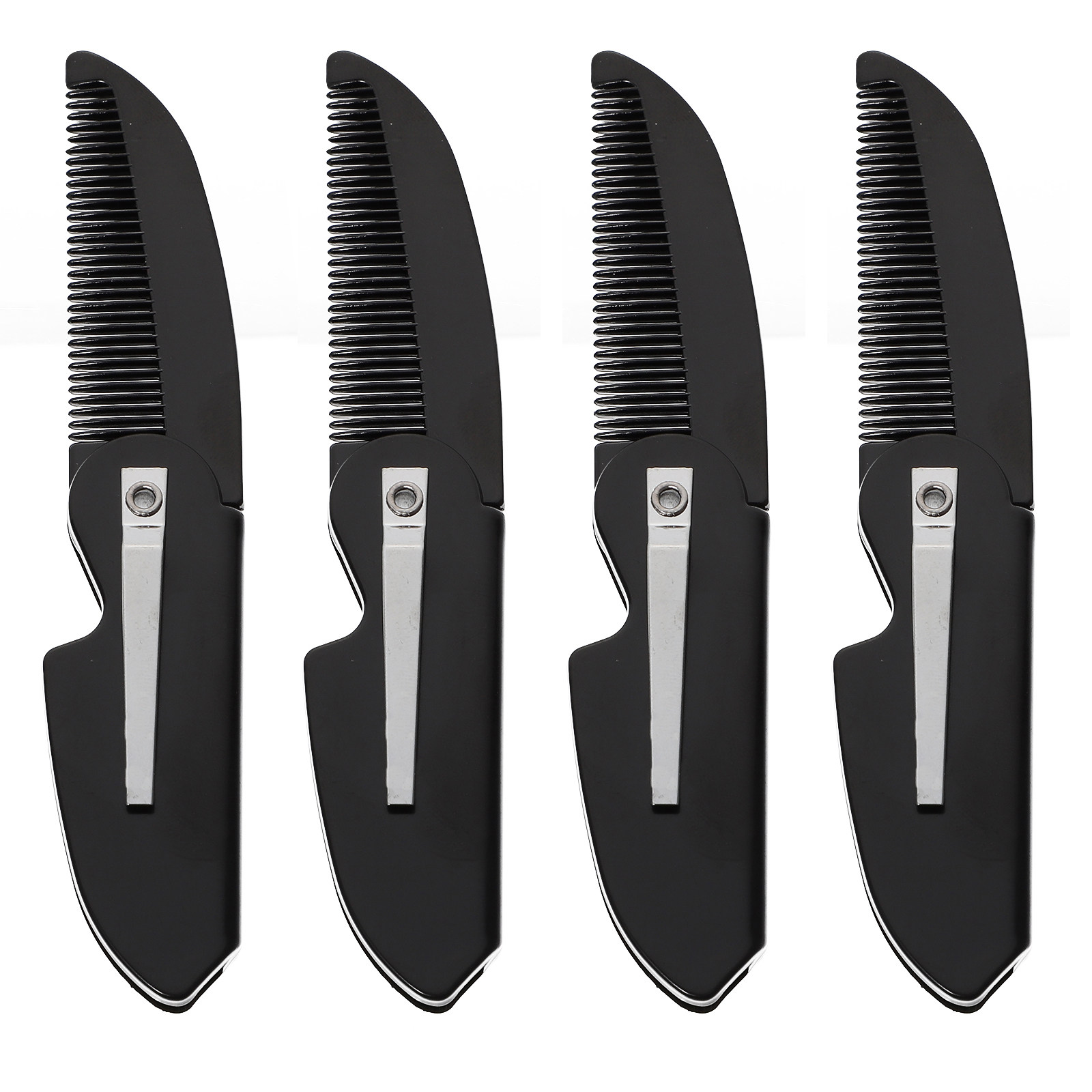 4 шт. складных карманных расче – обзор и цена Men'S Grooming Tool